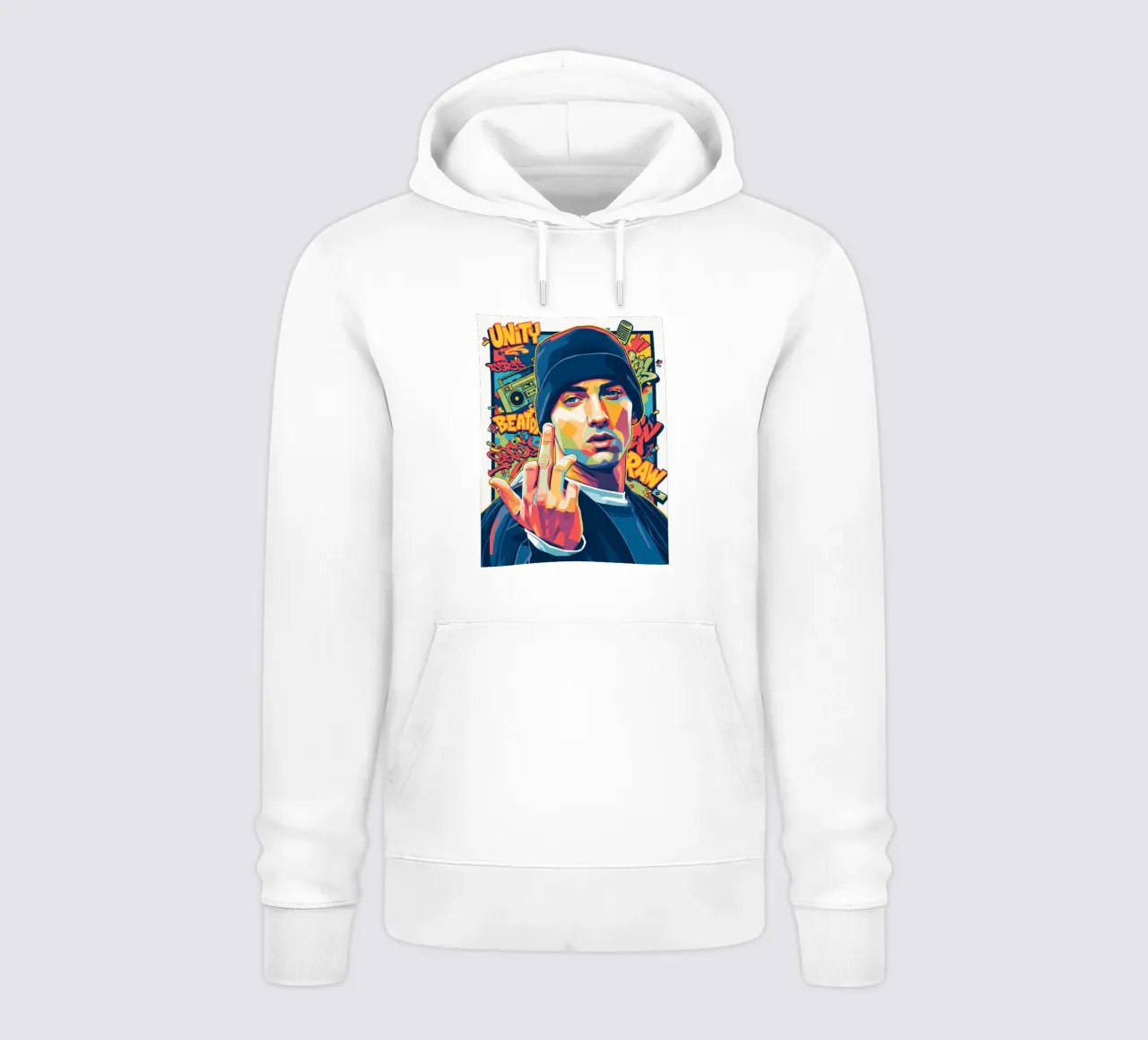 Stile Eminem felpa con cappuccio da Hantamrata