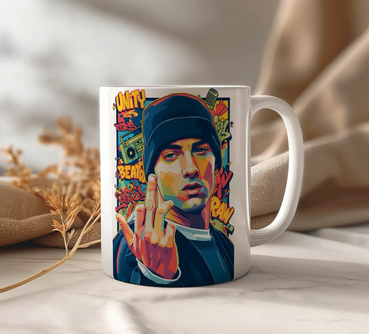 Stile Eminem tazza in ceramica da Hantamrata