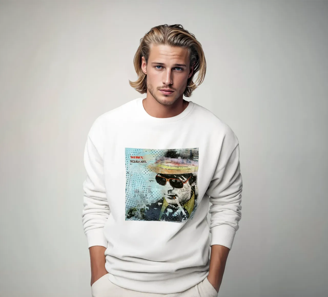 Hunter S Thompson felpa da Tameo