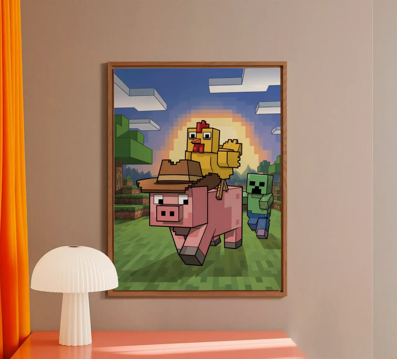 Minecraft alluminio dibond da Stellar Creative