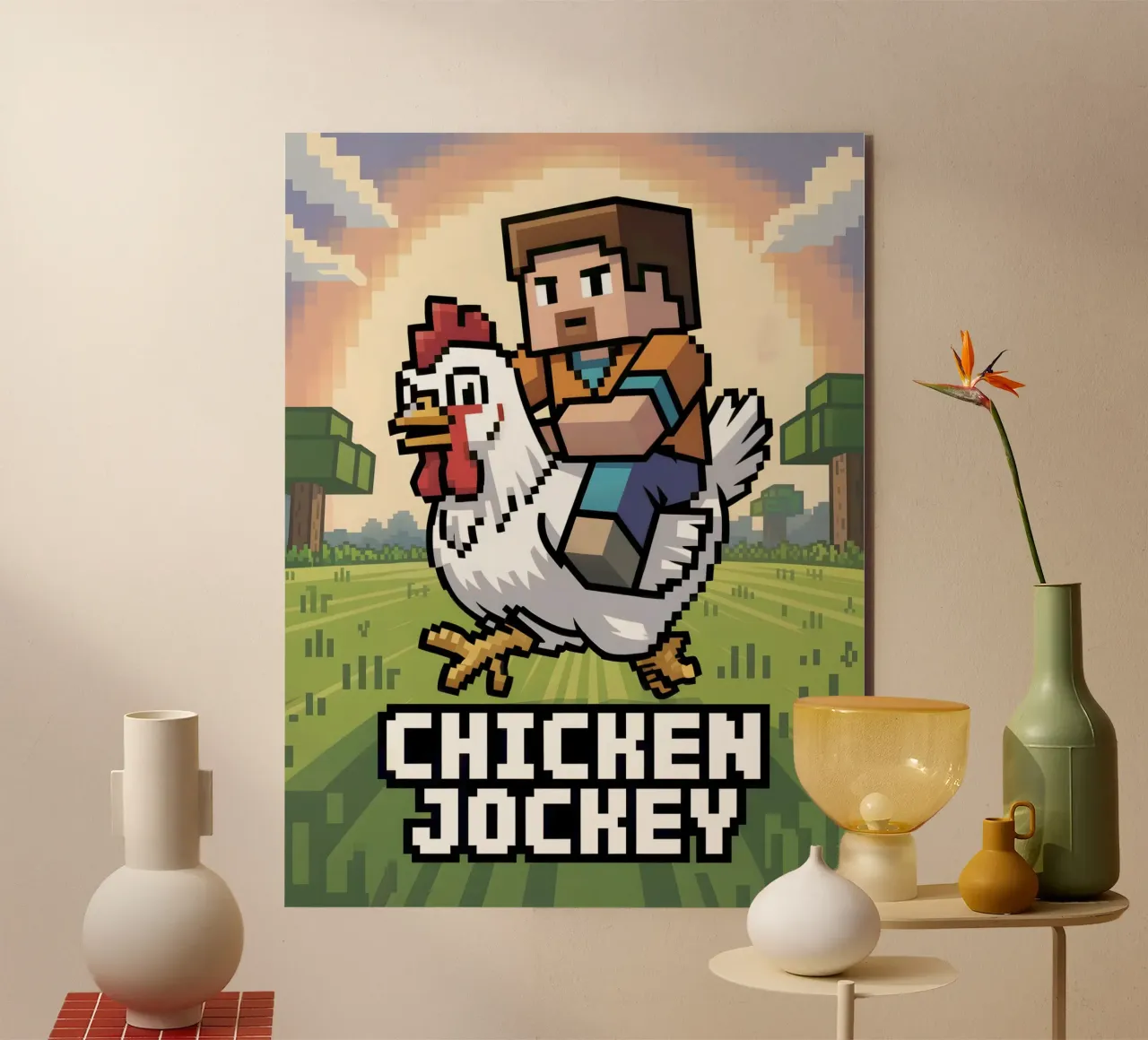 Minecraft alluminio dibond da Stellar Creative