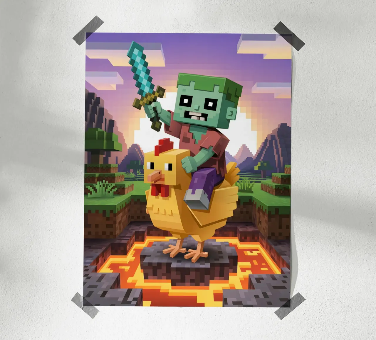 Minecraft carta hahnemühle da Stellar Creative