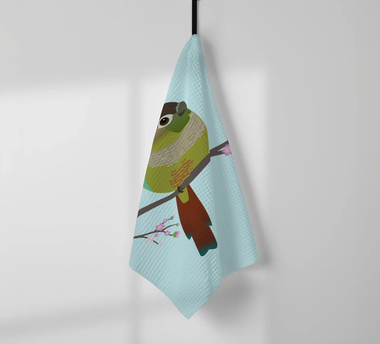 Conure à joues vertes en forme d'œuf torchon de BwiseLizzy