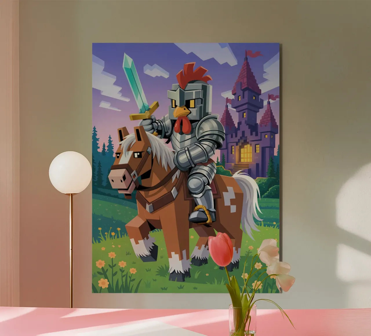 Minecraft alluminio dibond da Stellar Creative