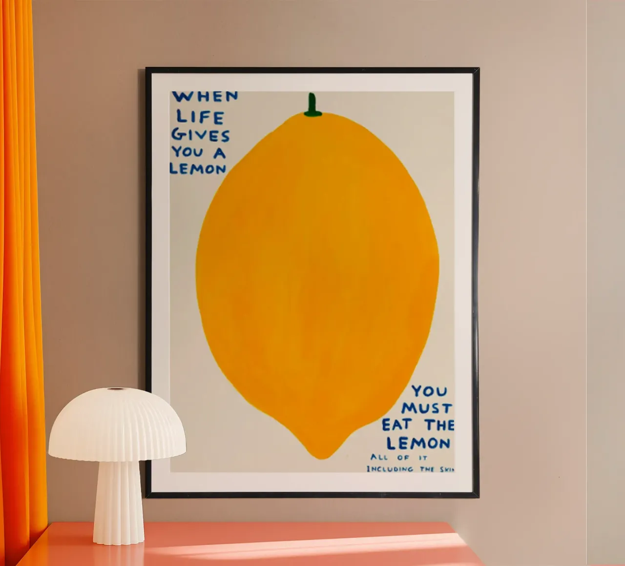 Quando la vita ti regala un limone carta hahnemühle da Sandra