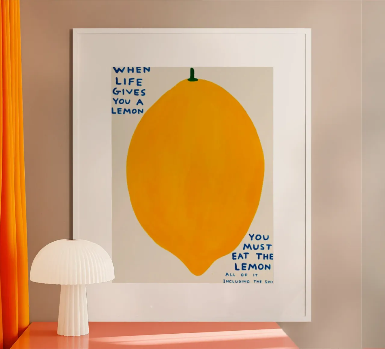 Quando la vita ti regala un limone carta hahnemühle da Sandra