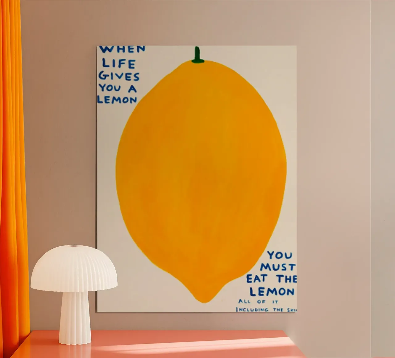 Quando la vita ti regala un limone carta hahnemühle da Sandra