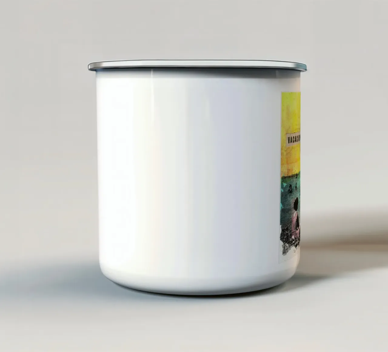 vacaciones felices tazza in smalto da Tameo