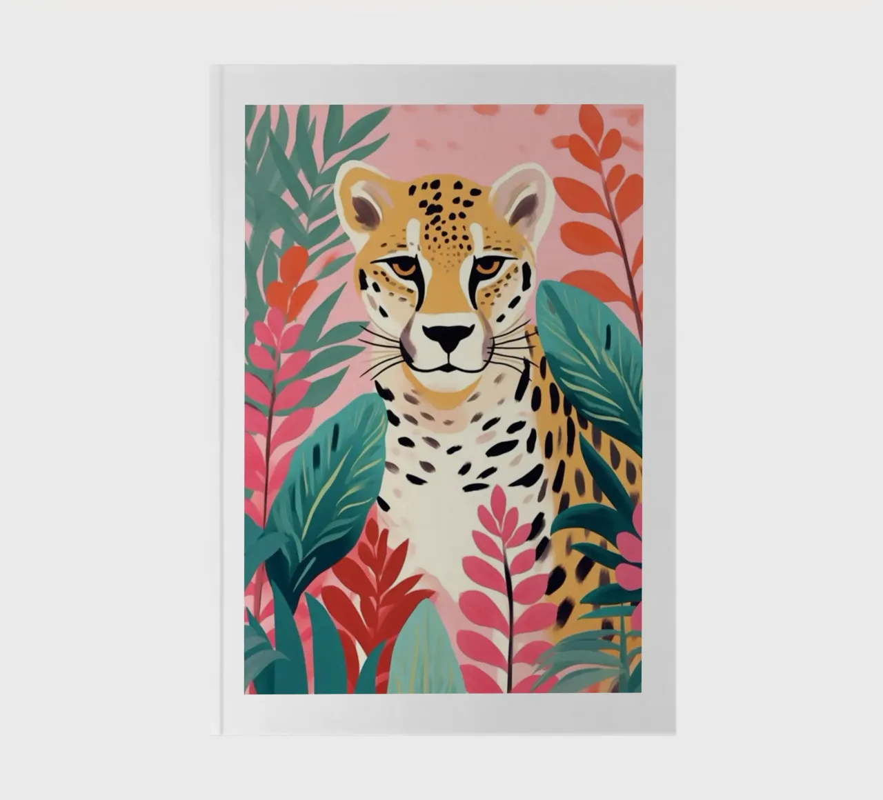 Flat Tiger In The Forest notebook by igoshartwrks