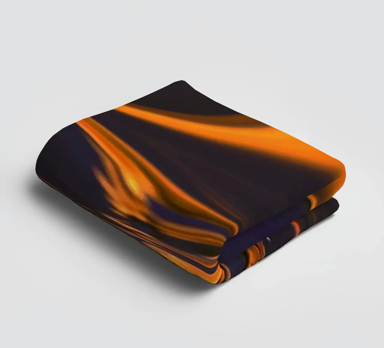 Motivo astratto in arancione, blu e viola. asciugamano da bagno da Something for you