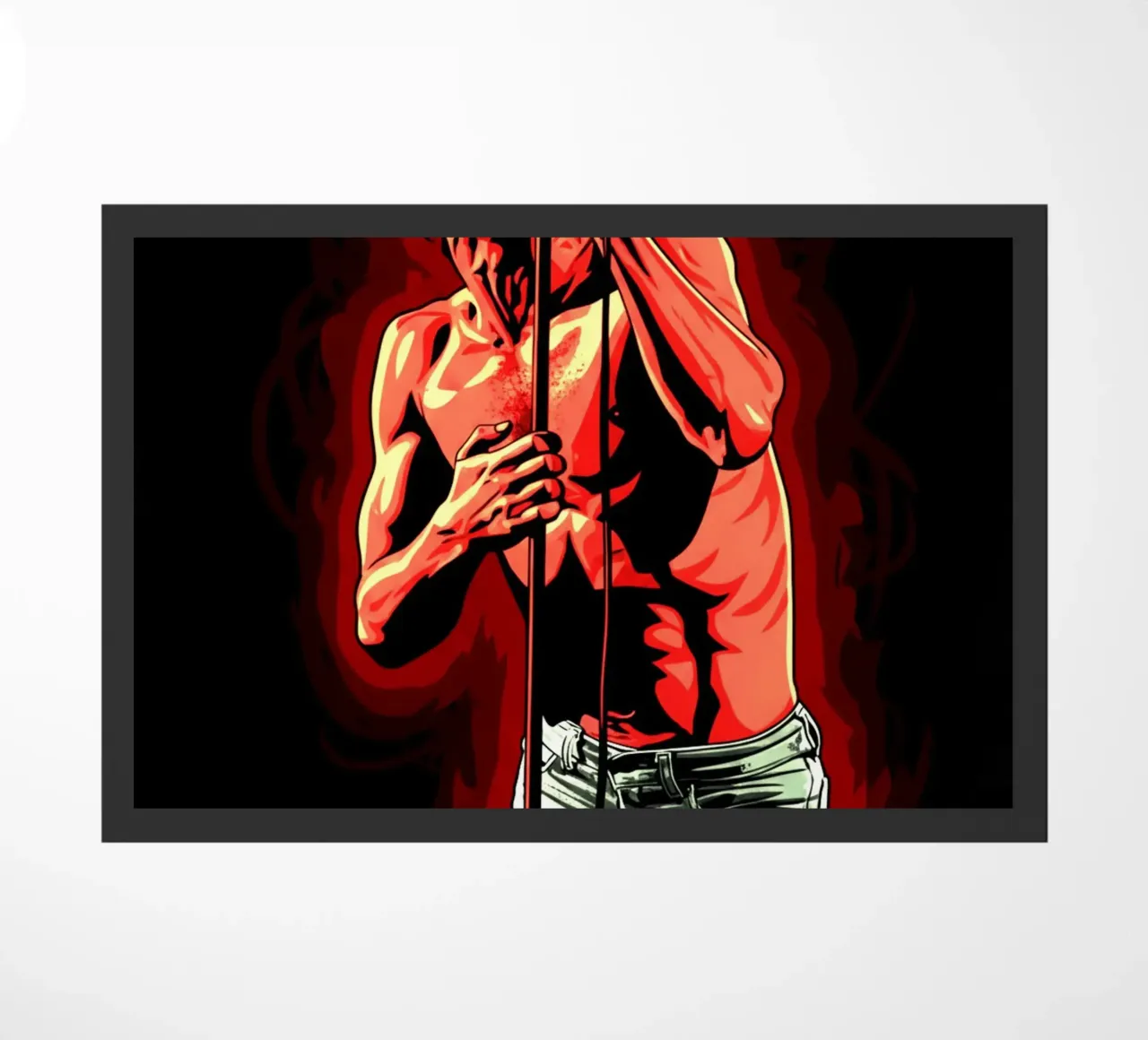 Iggy Pop da giovane zerbino da Lembayung art