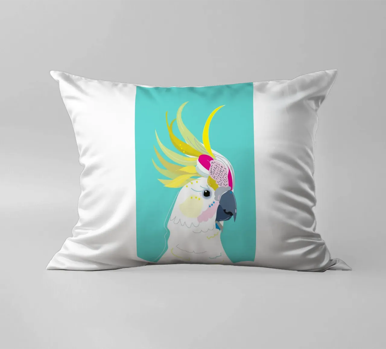 Cacatua a cresta gialla Bellissimo cuscino da igoshartwrks