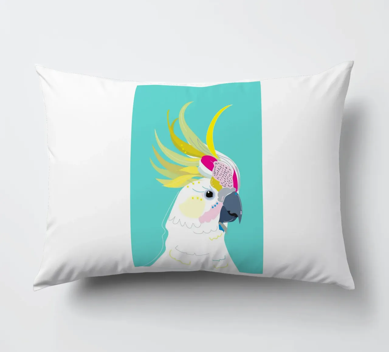 Cacatua a cresta gialla Bellissimo cuscino da igoshartwrks