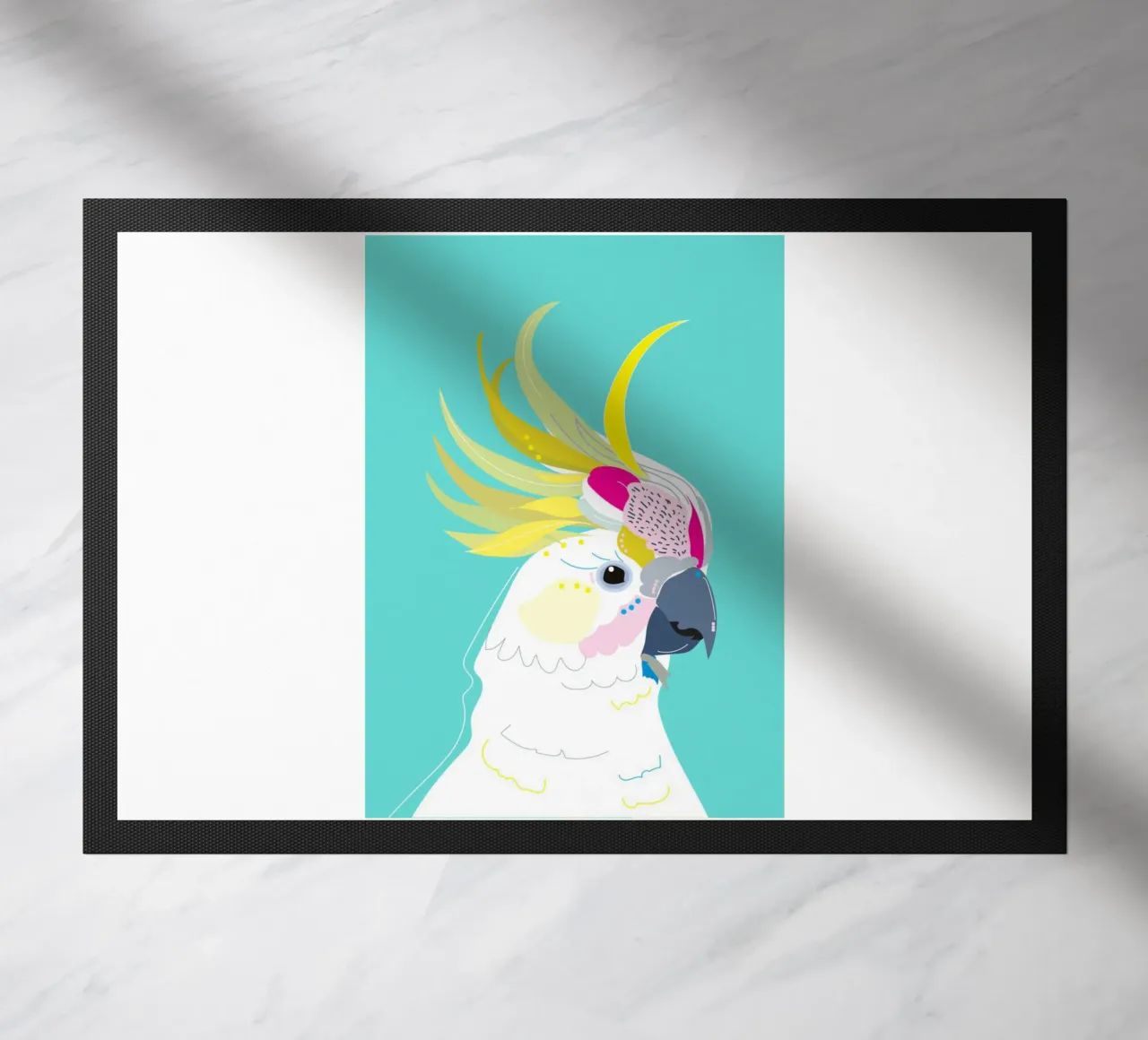 Cacatua a cresta gialla Bellissimo zerbino da igoshartwrks