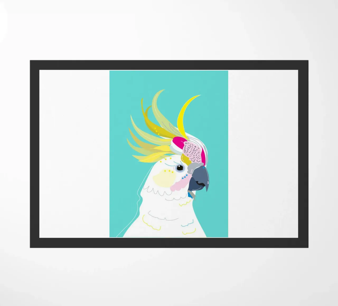 Cacatua a cresta gialla Bellissimo zerbino da igoshartwrks