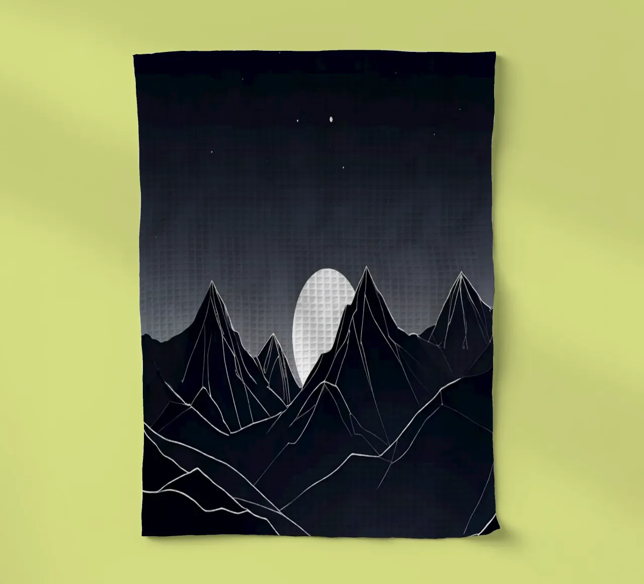 Luce lunare minimalista canovaccio da cucina da Artistic-shop
