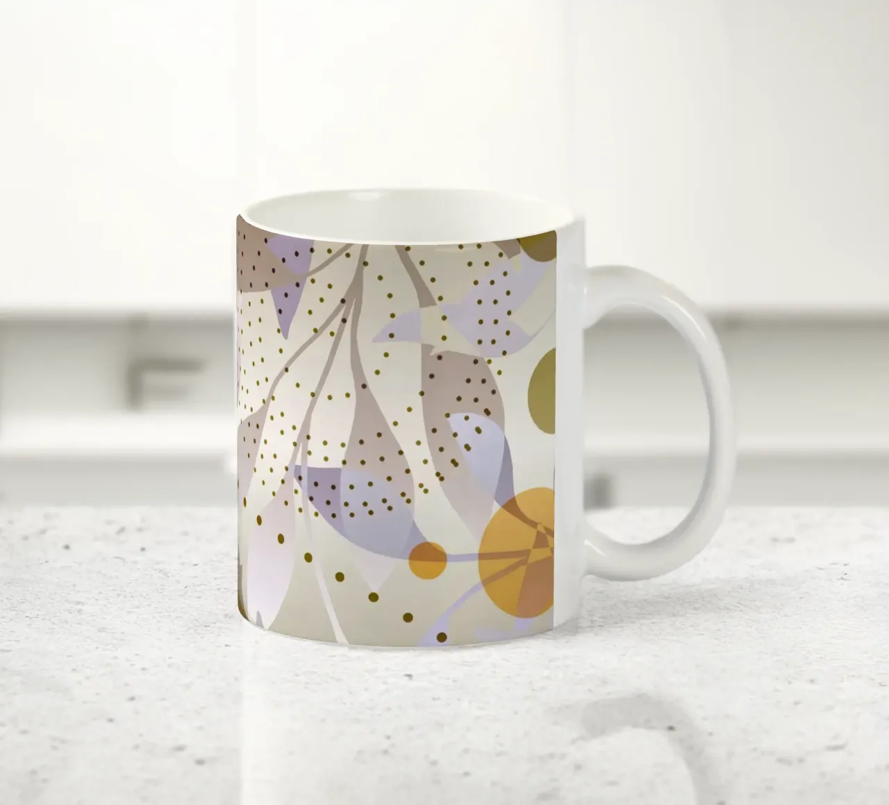 Foglie magiche tazza in ceramica da beamorello