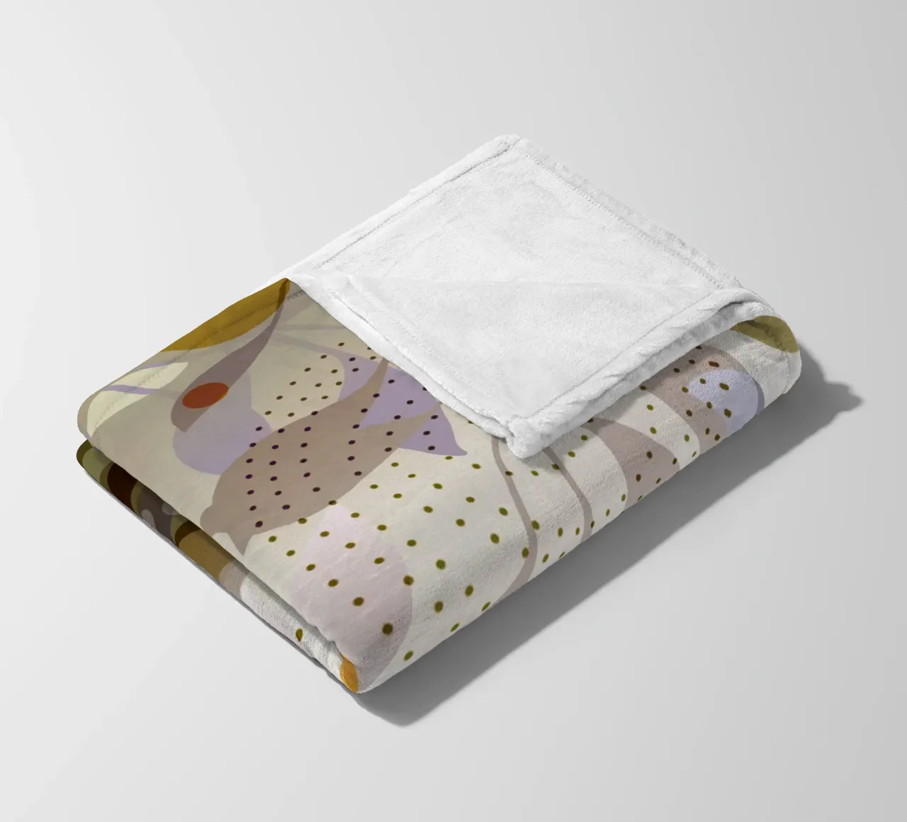 Foglie magiche coperta in pile da beamorello