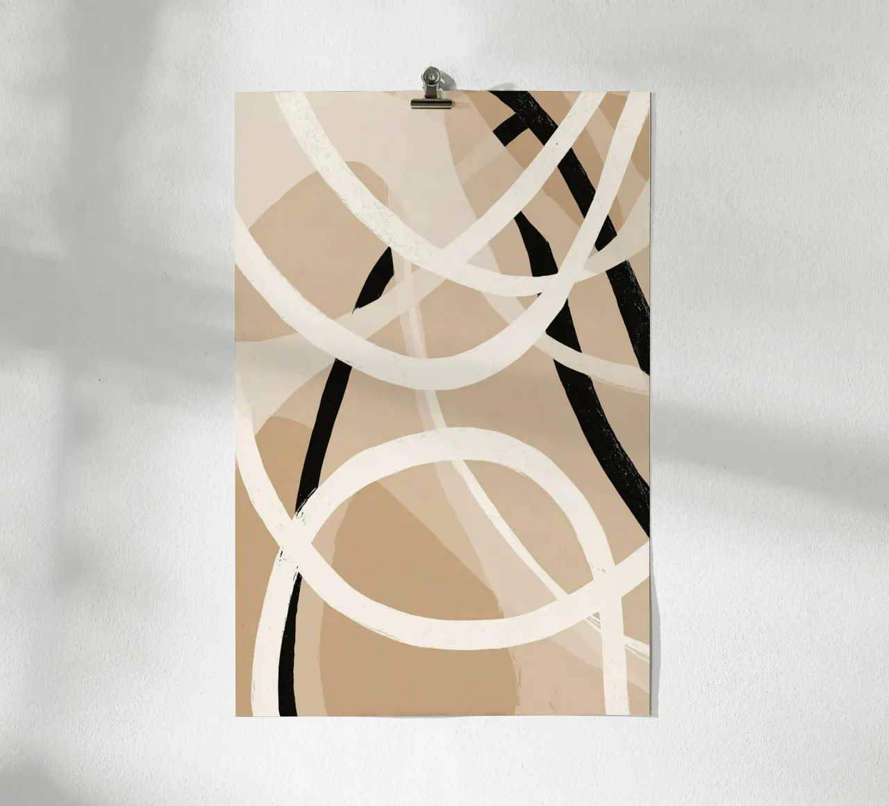 Dancing Lines No 01 carta hahnemühle da treechild