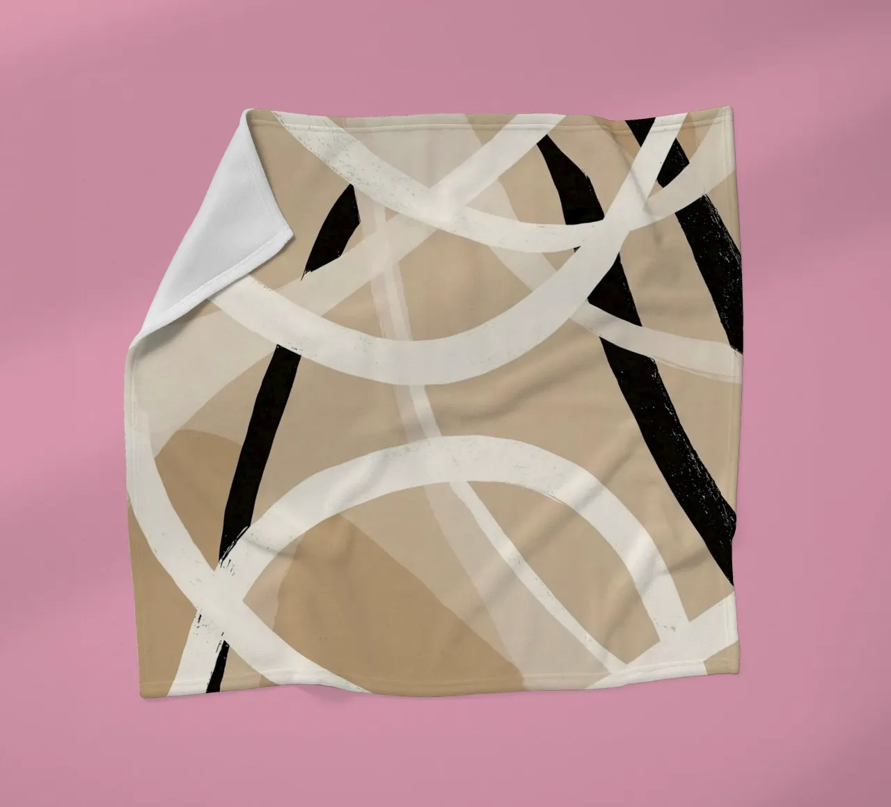 Dancing Lines No 01 coperta in pile da treechild