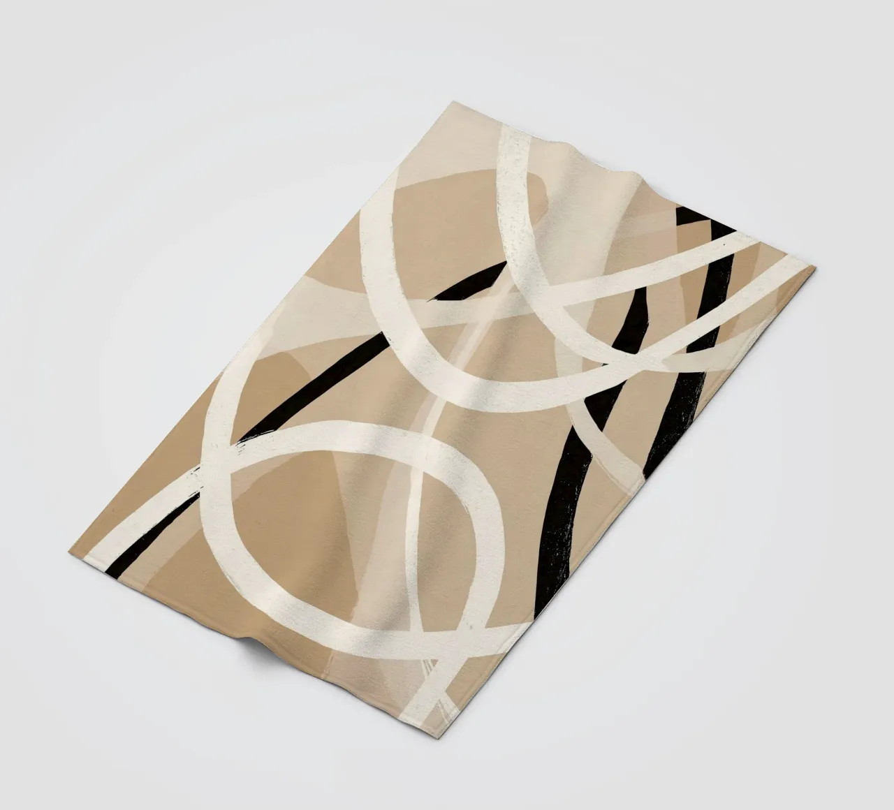 Dancing Lines No 01 coperta in pile da treechild