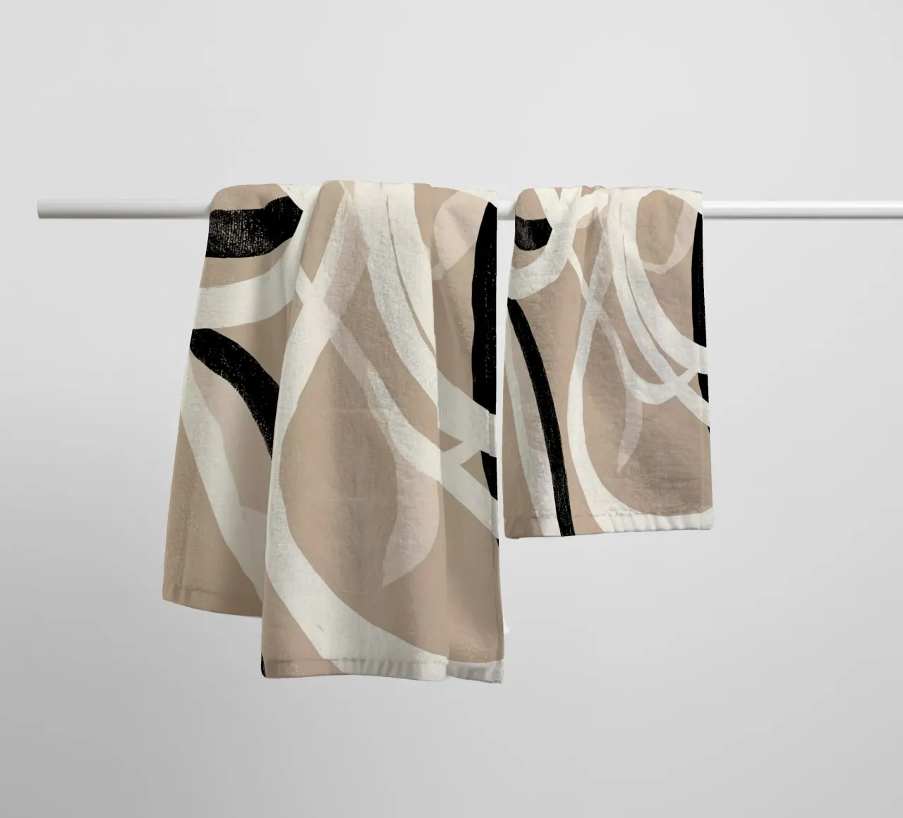 Dancing Line No 02 asciugamano da bagno da treechild
