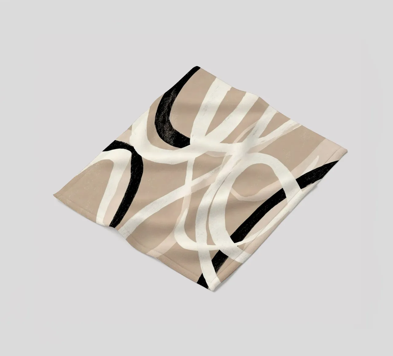 Dancing Line No 02 coperta in pile da treechild