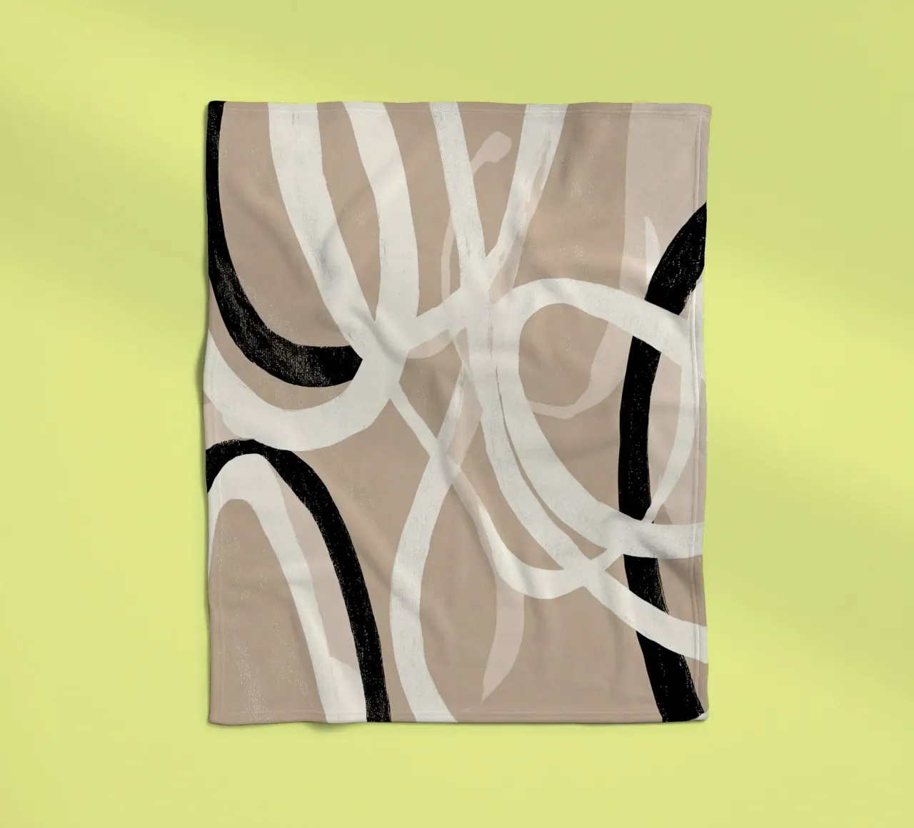 Dancing Line No 02 coperta in pile da treechild