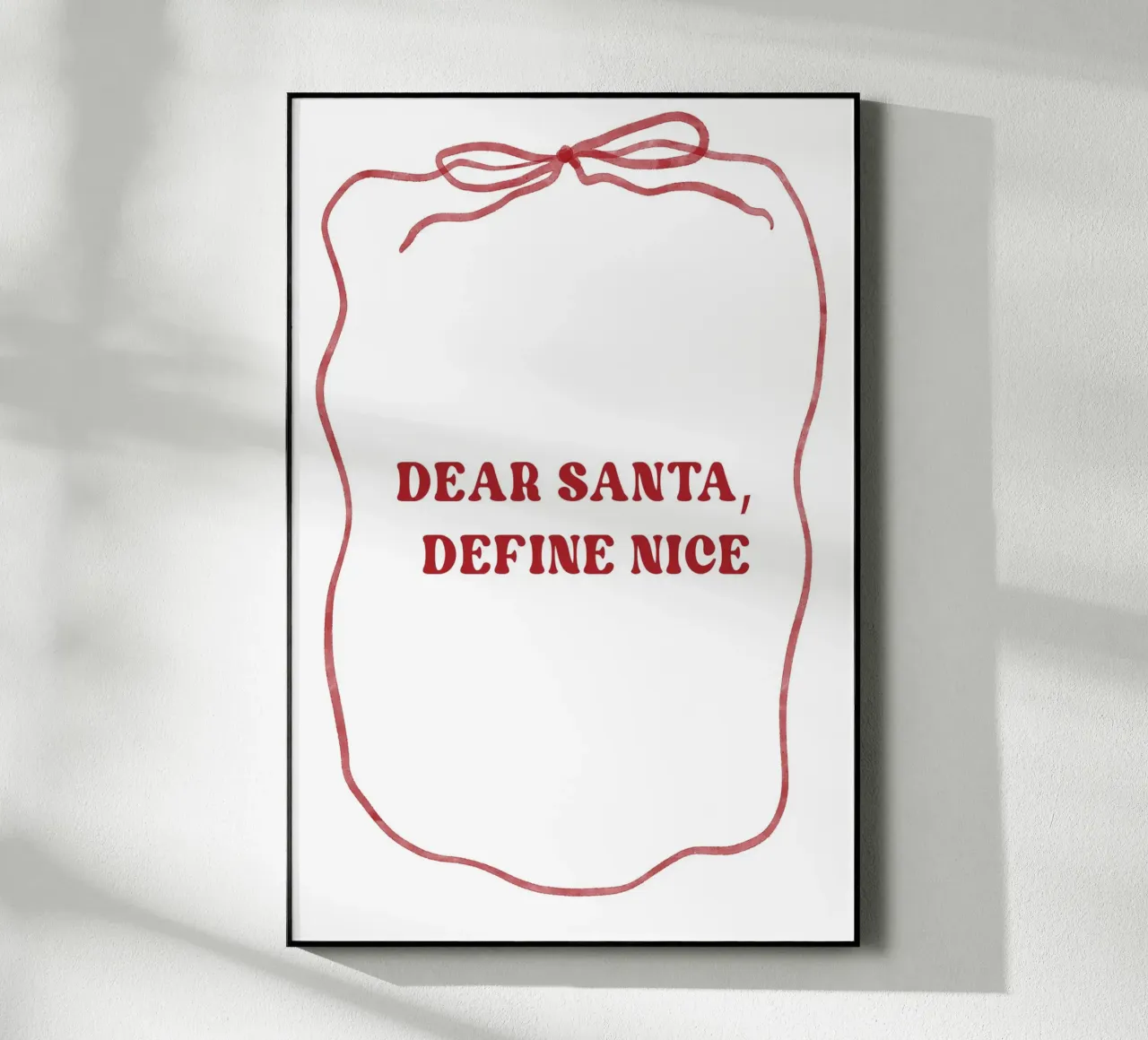 Dear Santa plexiglass da treechild