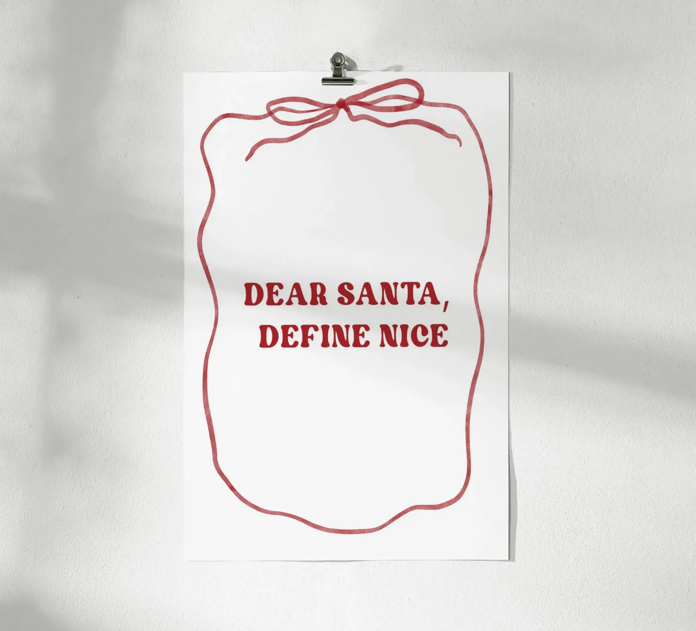 Dear Santa poster da treechild
