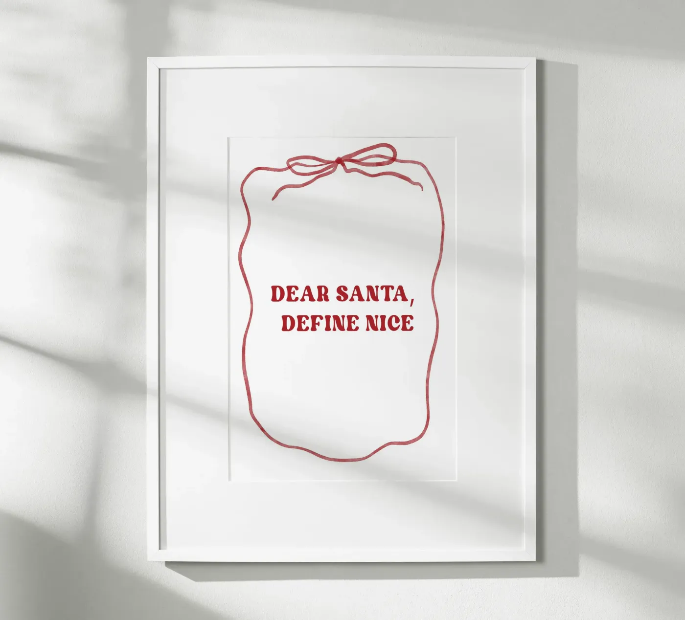 Dear Santa poster da treechild