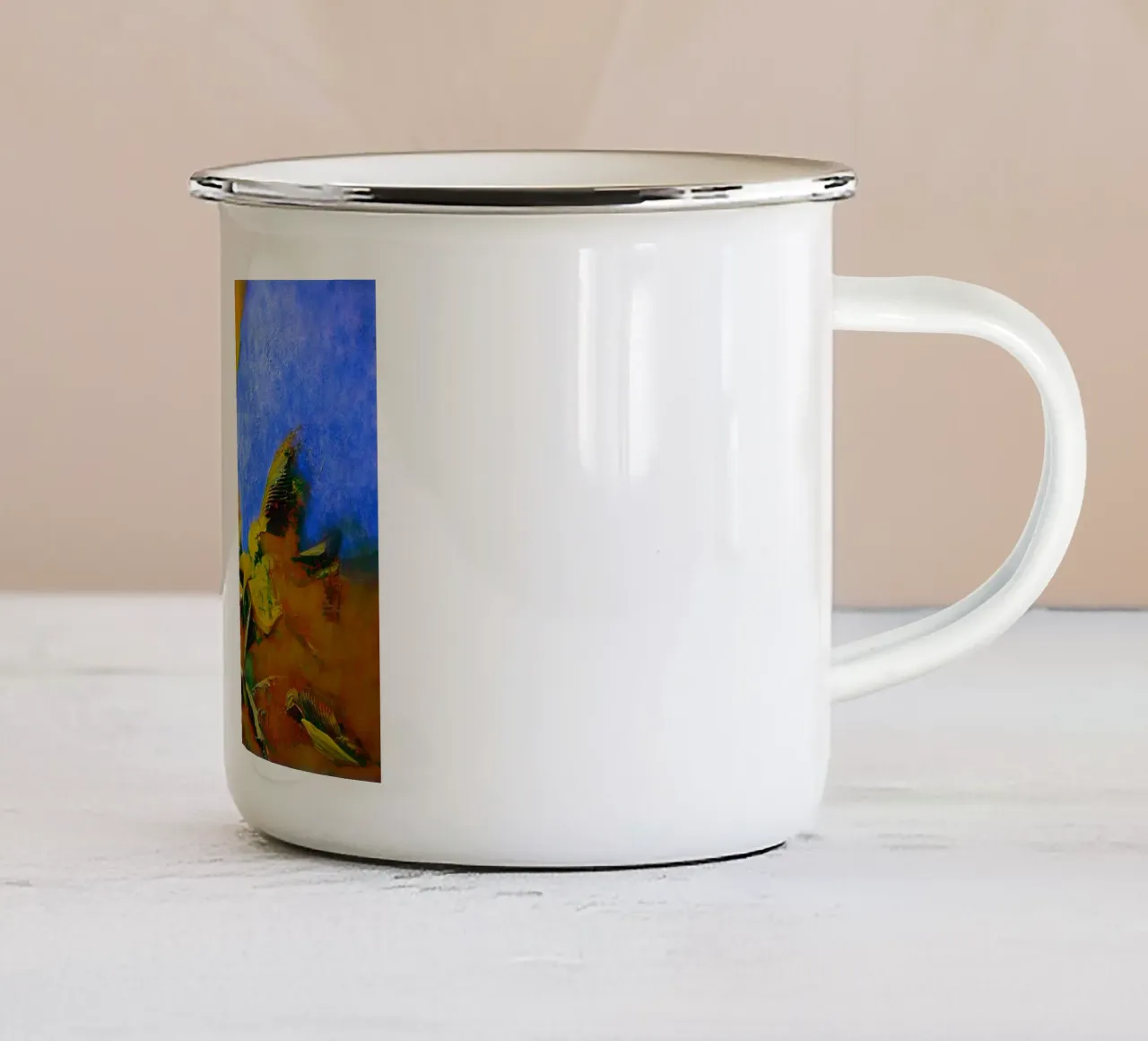 ALTITUDINE. tazza in smalto da Thierry Vobmann Abstract painting