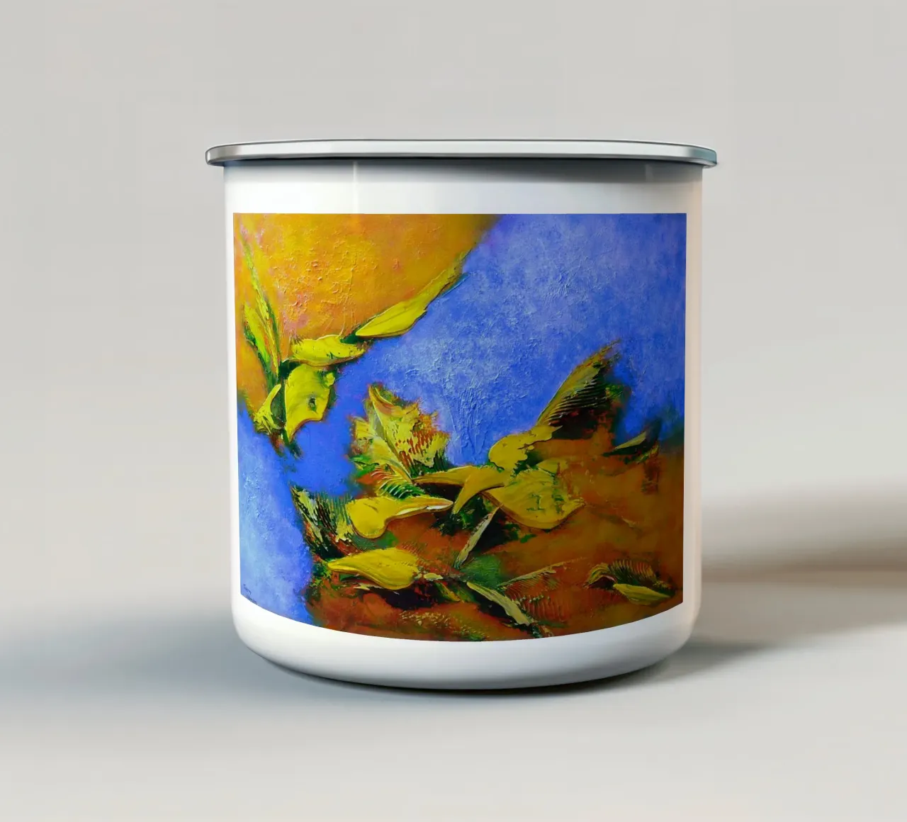 ALTITUDINE. tazza in smalto da Thierry Vobmann Abstract painting