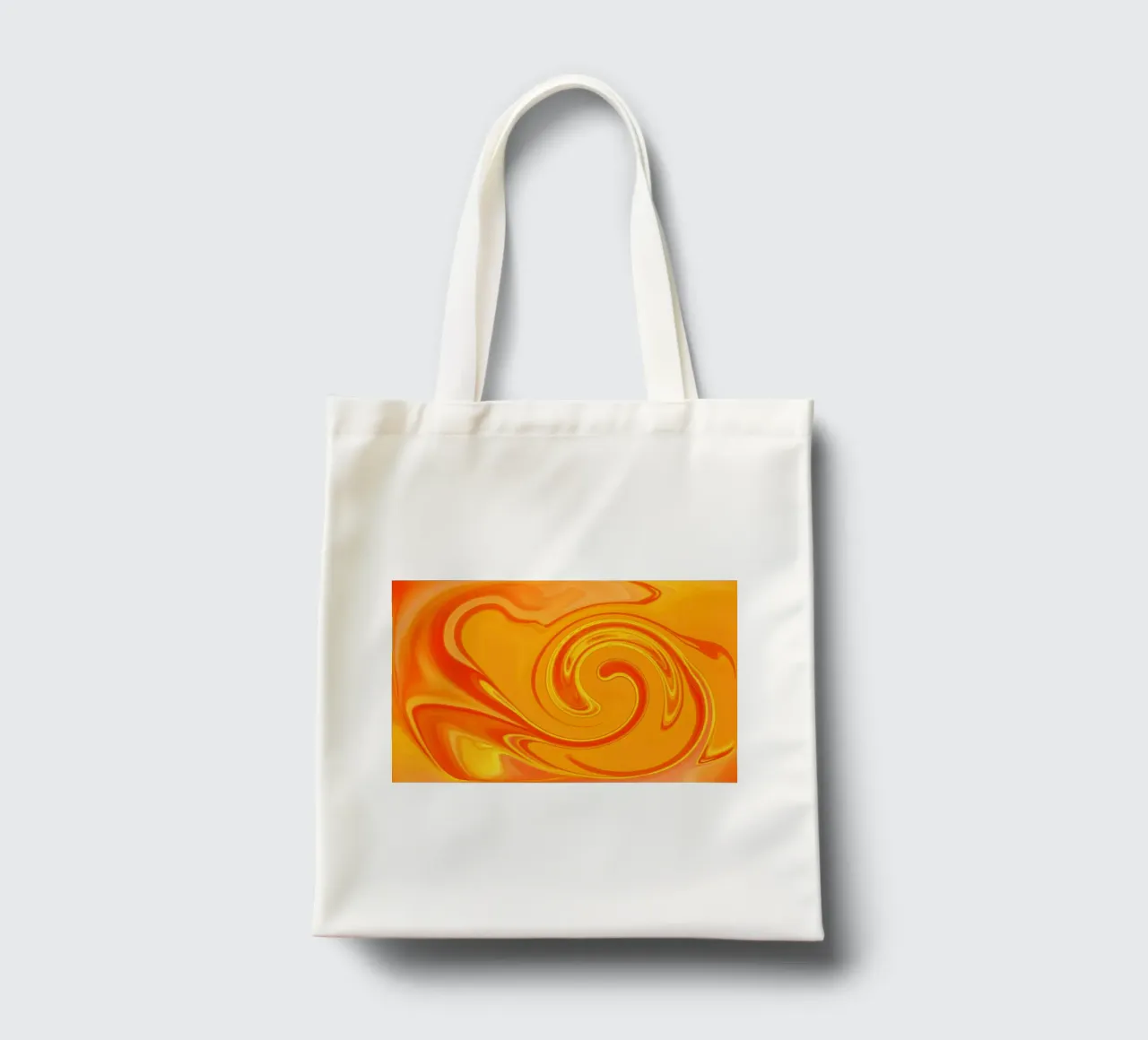 Abstract dynamic pattern in yellow, orange and red. tote bag by Something for you