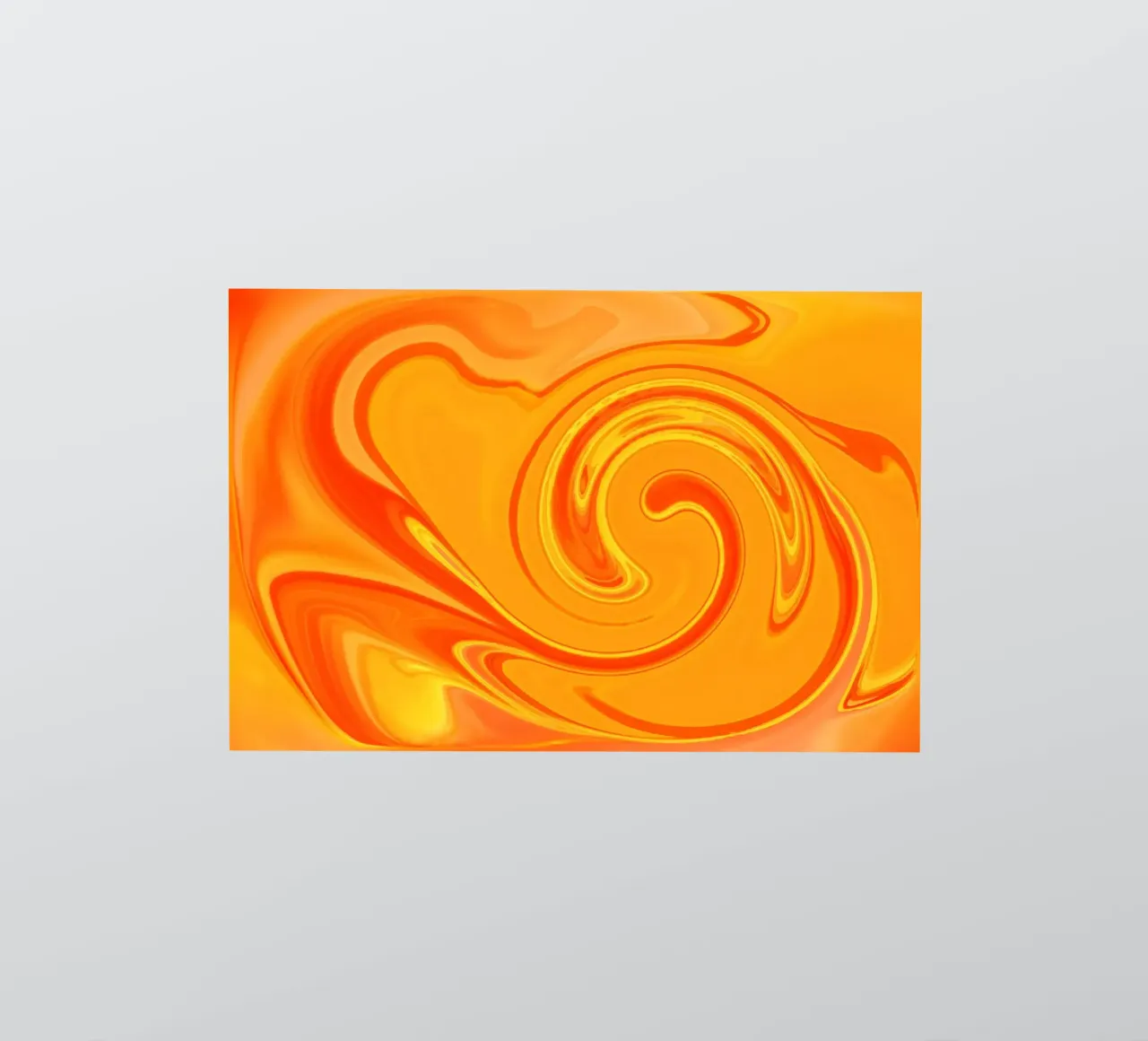 Abstract dynamic pattern in yellow, orange and red. sticker by Something for you