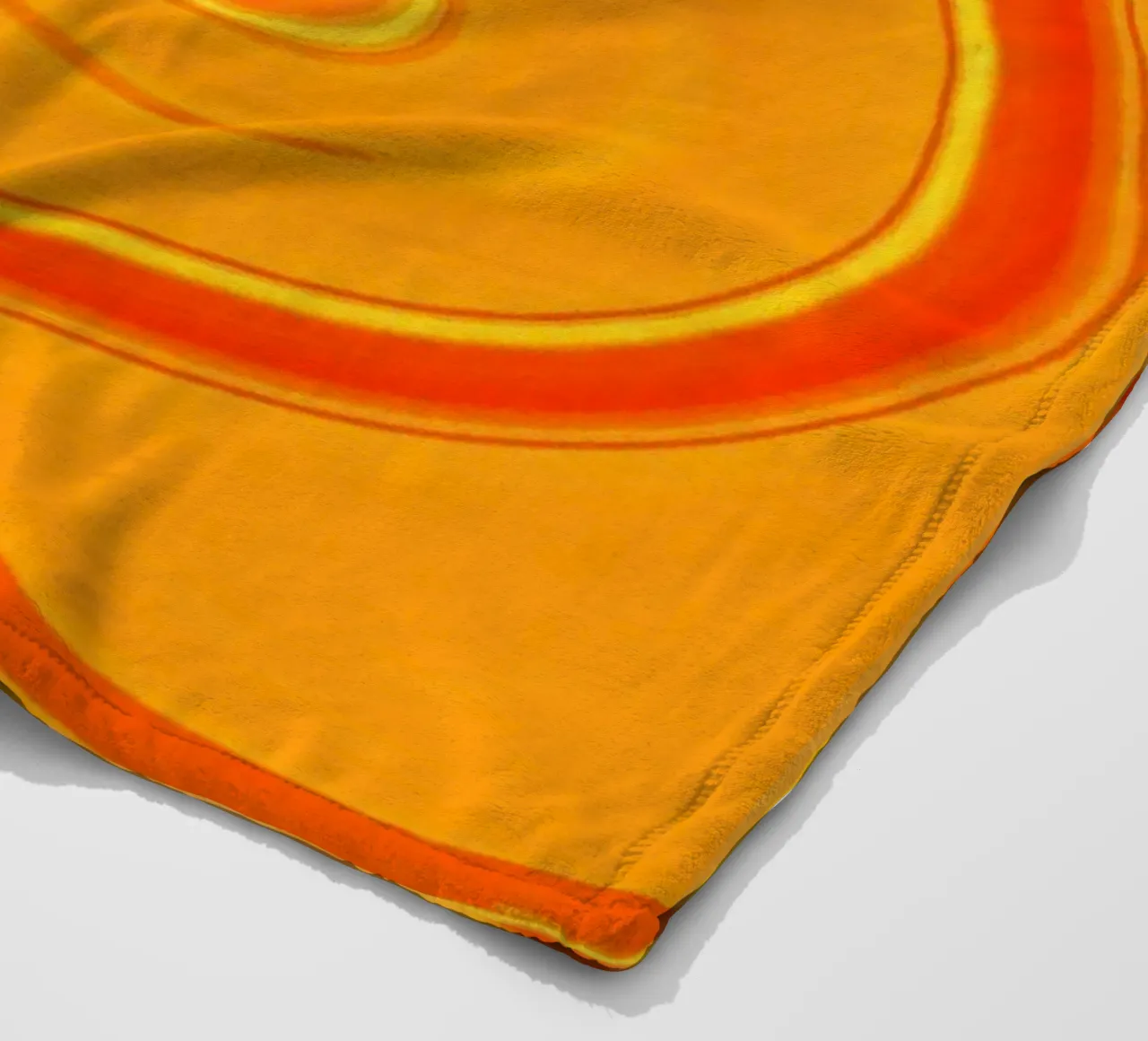 Abstract dynamic pattern in yellow, orange and red. fleece blanket by Something for you