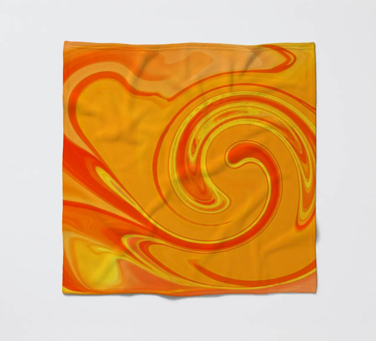 Abstract dynamic pattern in yellow, orange and red. fleece blanket by Something for you