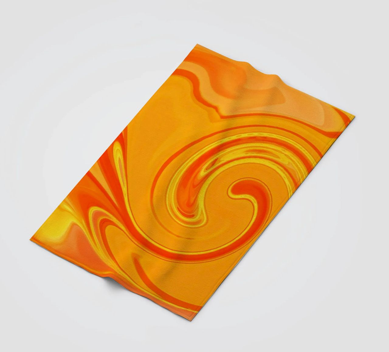 Abstract dynamic pattern in yellow, orange and red. fleece blanket by Something for you