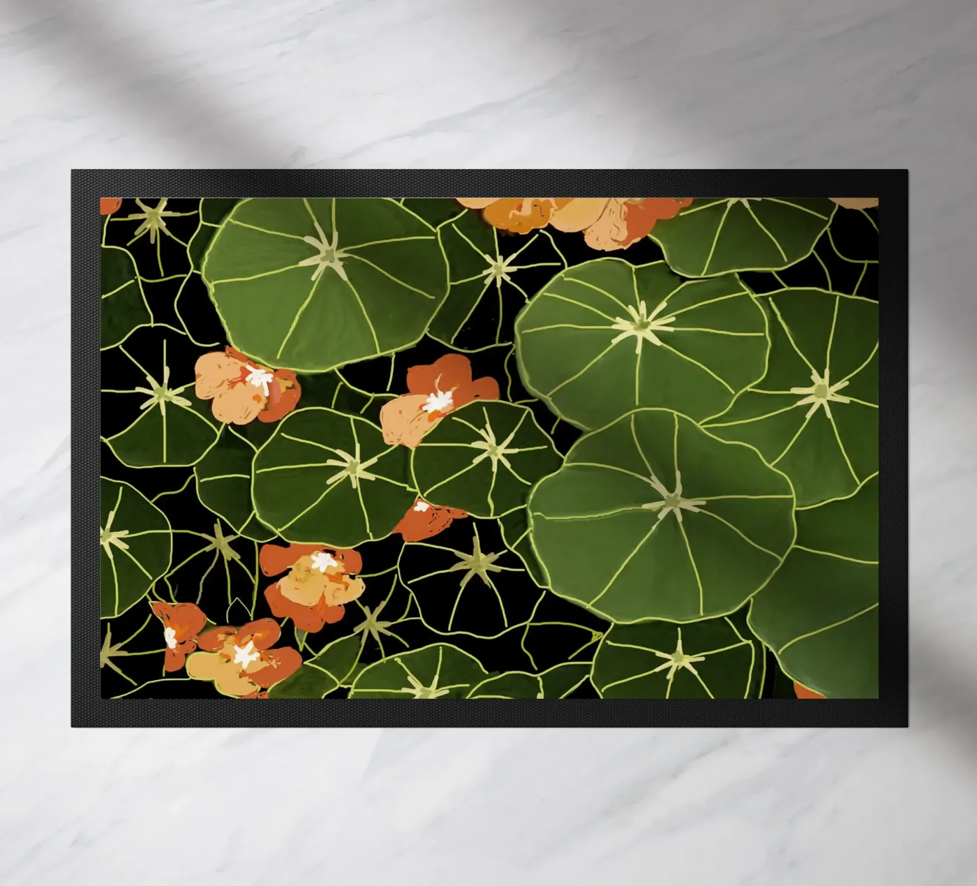 Nasturtium doormat by beamorello