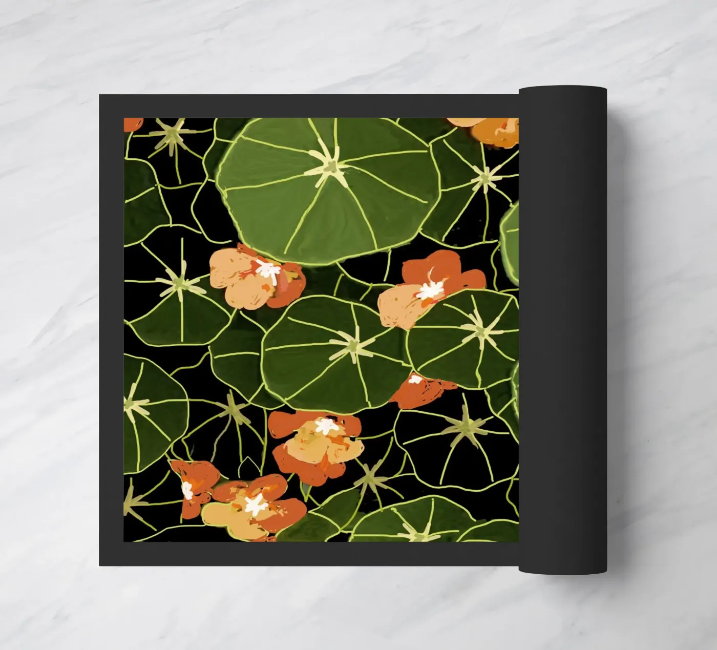 Nasturtium doormat by beamorello