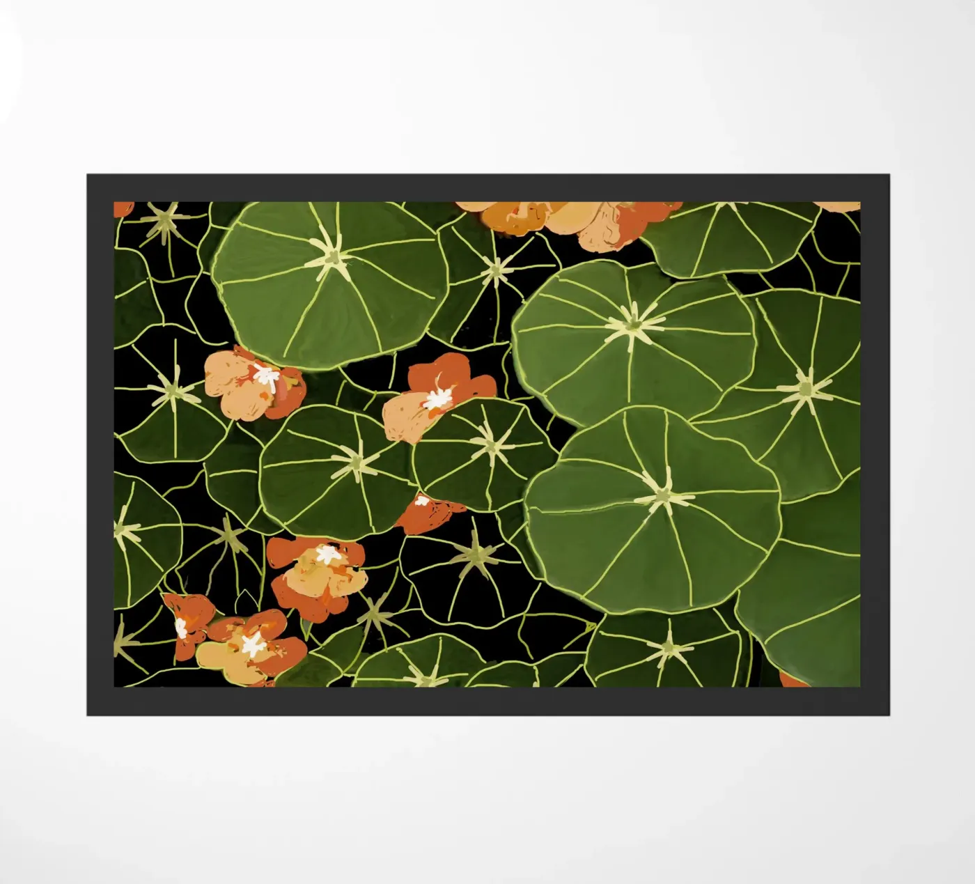 Nasturtium doormat by beamorello