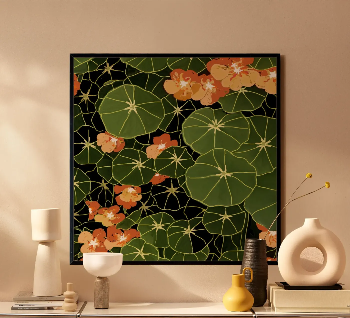 Nasturtium poster by beamorello