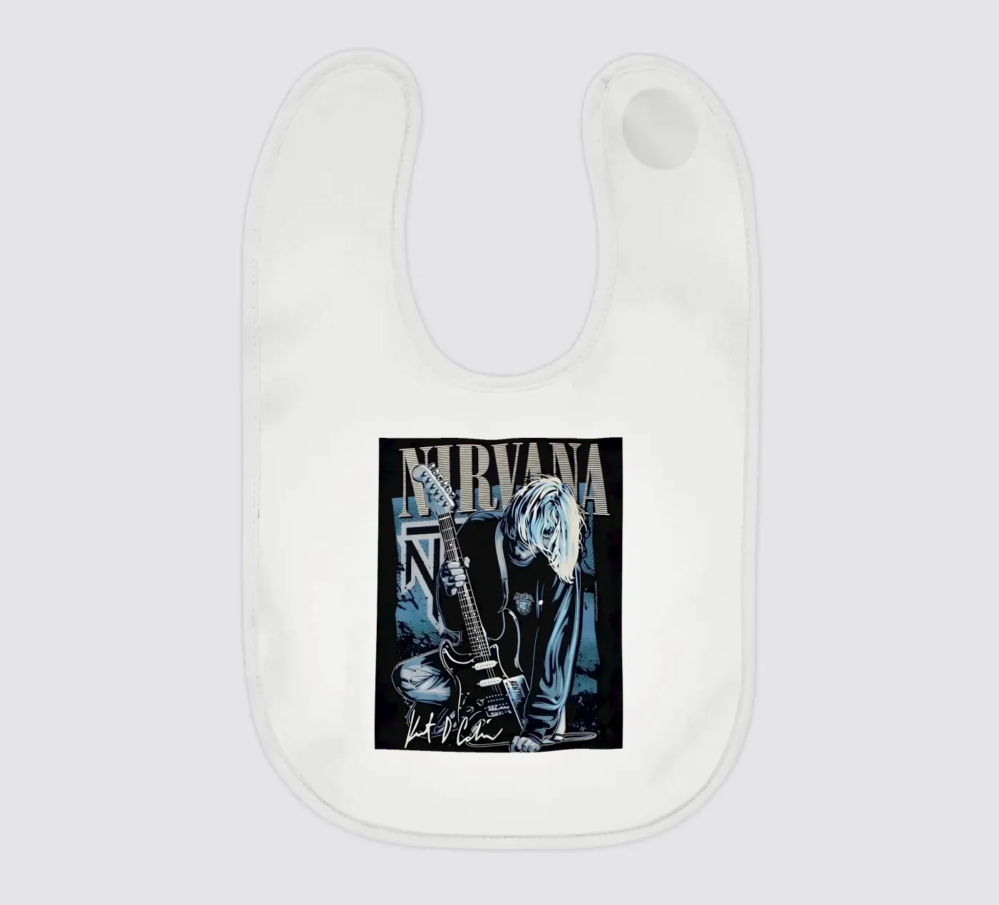 Vintage Nirvana Babylätzchen von vintage singer