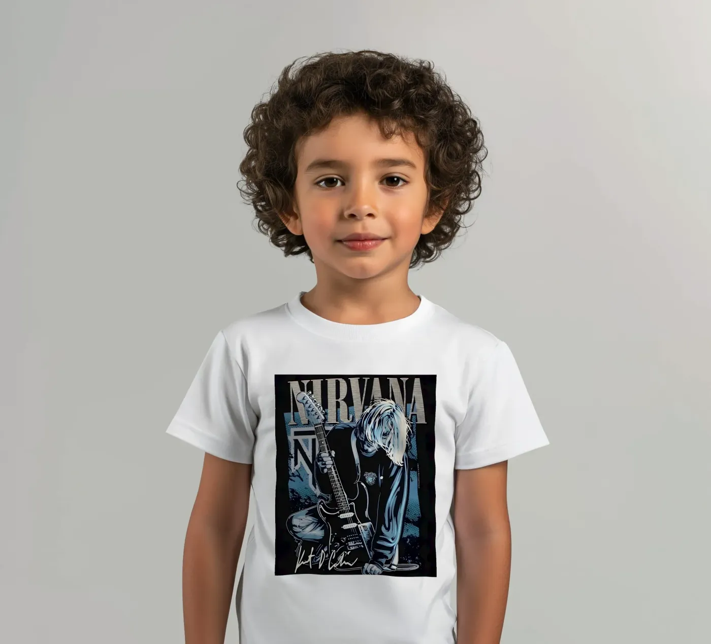 Nirvana vintage t-shirt bambini da vintage singer
