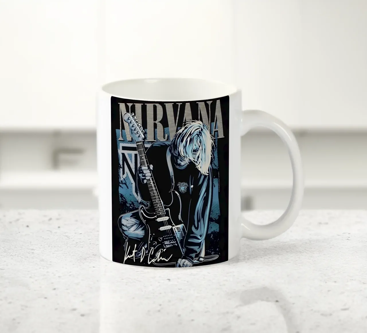 Nirvana vintage tazza in ceramica da vintage singer