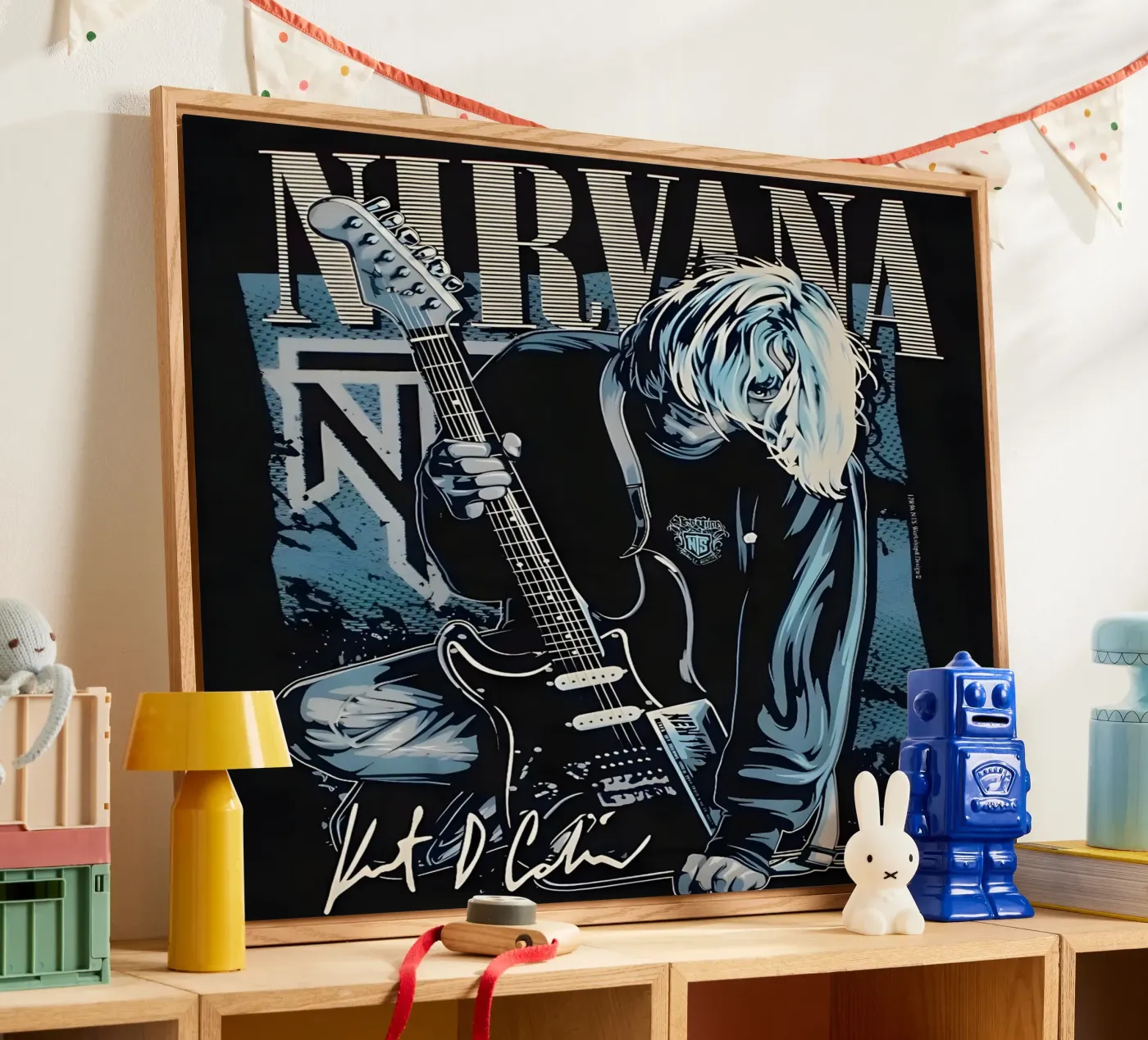 Vintage Nirvana plexiglas de vintage singer