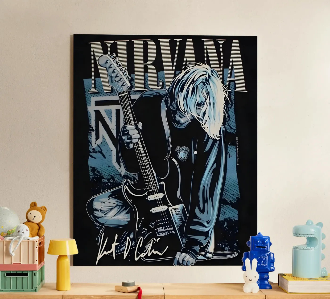 Vintage Nirvana plexiglas de vintage singer