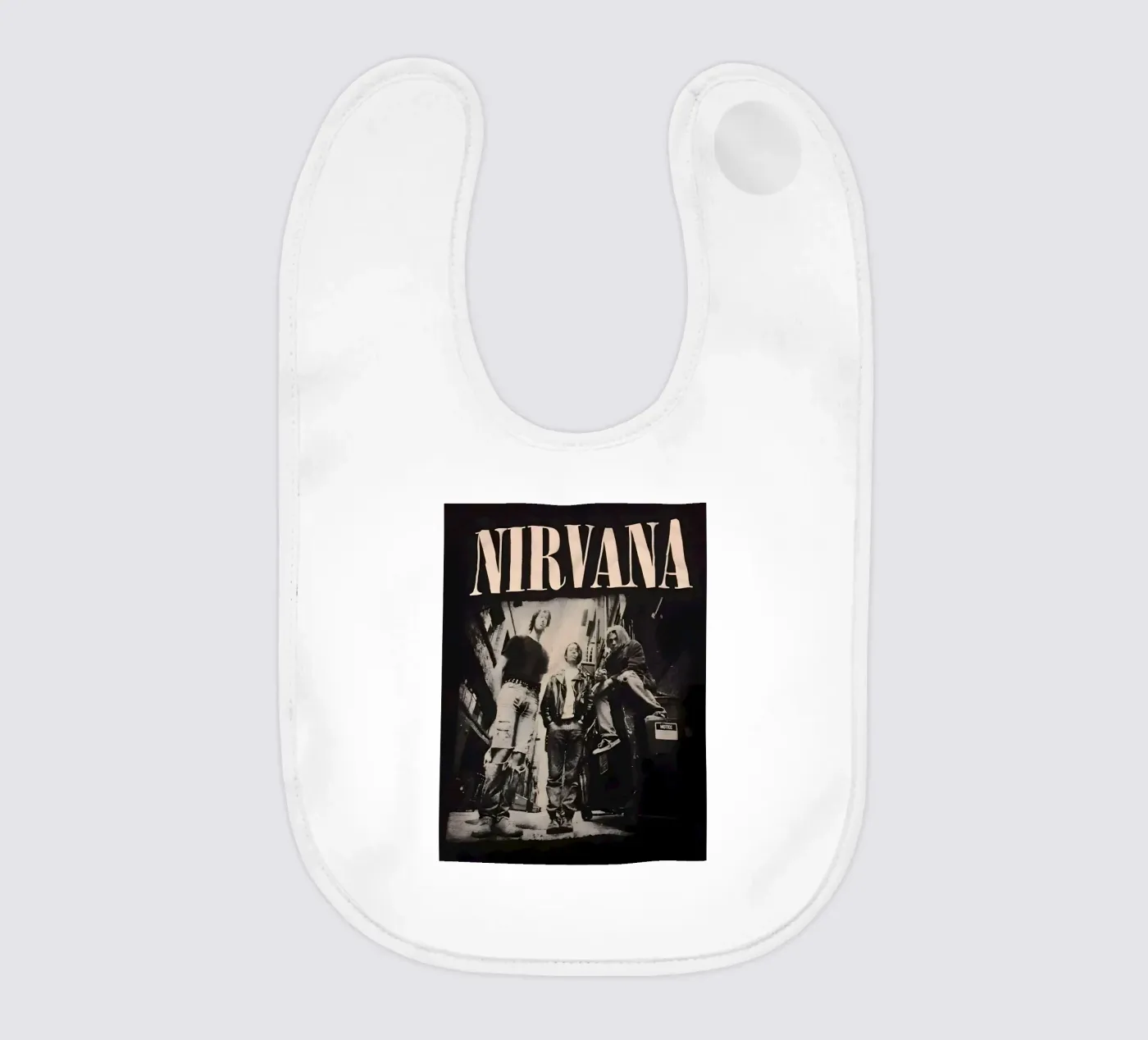 Nirvana monocromatico bavaglino da vintage singer