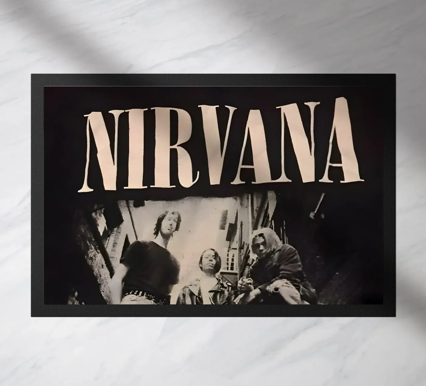 Nirvana monocromatico zerbino da vintage singer