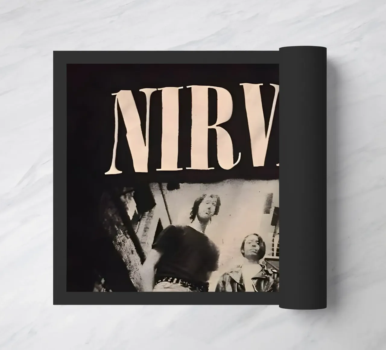 Nirvana monocromatico zerbino da vintage singer